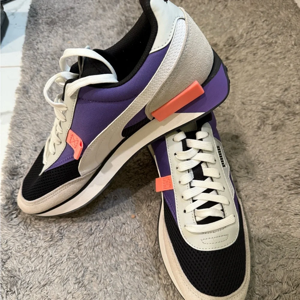 PUMA Future Rider Galaxy Pack Lace Up Trainers Sneakers Women Size 10 Multi NWT - Picture 5 of 6